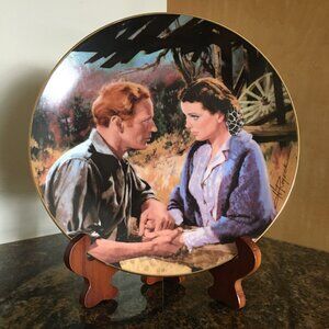 W.S. George Gone With the Wind Plate Scarlett & Ashley - In Original Box